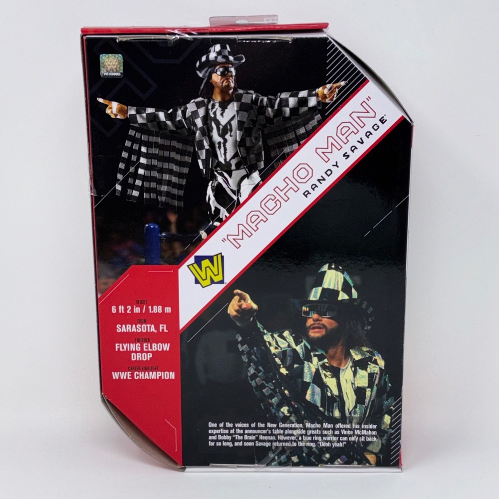 WWE Ultimate Edition Macho Man Randy Savage New Generation Figure Mattel New - Picture 5 of 5